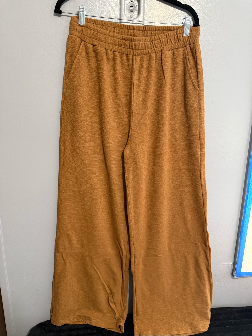 Zenana Wide Leg Pull-On Pants - Deep Camel - Picture 2 of 3